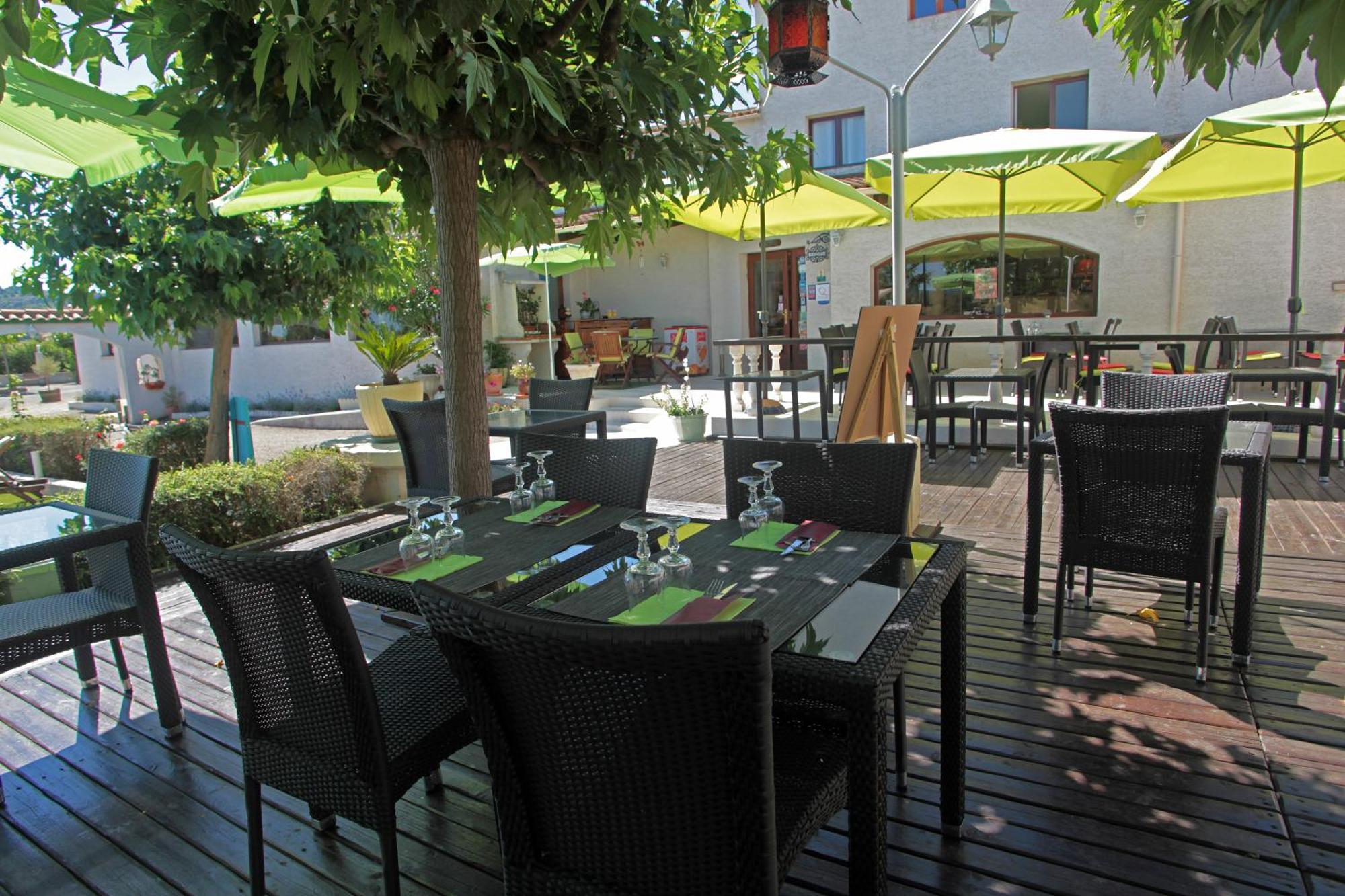 Logis Hotel Le Pressoir Saint-Chinian Exterior foto